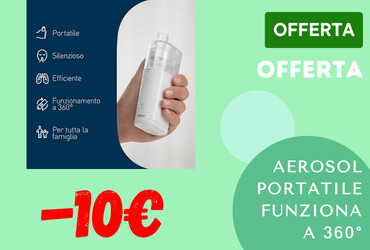AEROSOL TASCABILE CON FUNZIONALITà A 360°